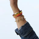 Bracelet Halo – Caramel doré - Quintessence