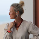 Bracelet Halo – Corail & Doré - Quintessence