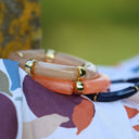 Bracelet Halo Corail Nocturne – Lot de 2 - Quintessence