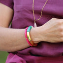 Bracelet Halo Jardin d'Ambre Lot de 2 | Fabriqué en France | Quintessence