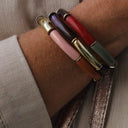 Bracelet Halo – Rose boisé, camel & Écaille doré - Quintessence