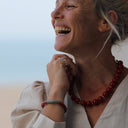 Bracelet Halo – Rouge, Bleu & vert de gris - Quintessence