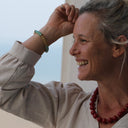 Bracelet Halo – Vert et paillettes - Quintessence