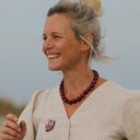 Broche Chouette brodée - Quintessence