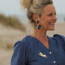 Broche Lysée – Dorée - Quintessence