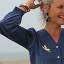 Broche Lysée – Dorée - Quintessence