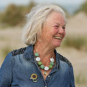 Broche Tournesol brodée - Quintessence