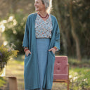 Calixte Lin bleu navy | Quintessence