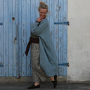 Calixte Lin chiné bleu doux | Quintessence