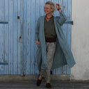 Calixte Lin chiné bleu doux | Quintessence