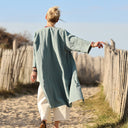 Calixte Lin stone wash vert d’eau | Quintessence