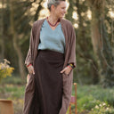 Calixte Viscose/lin moka | Quintessence