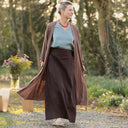Calixte Viscose/lin moka | Quintessence