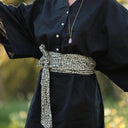 Ceinture Anita – Armuré de coton savane graphique - Quintessence