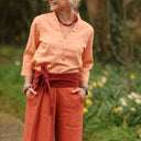 Ceinture Anita - armuré/double gaze de coton Terre de Sienne - Quintessence