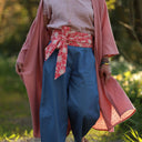 Ceinture Anita – Broderie rose gourmand - Quintessence