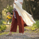 Ceinture Anita coton Floraison Améthyste | Quintessence