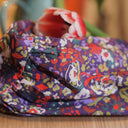 Robe Acacia – Coton “Floraison Améthyste"