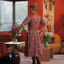 Ceinture Anita coton Floraison Améthyste - Quintessence