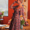 Ceinture Anita coton Floraison Améthyste - Quintessence