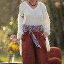 Ceinture Anita coton Floraison Améthyste - Quintessence