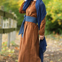 Ceinture Anita - coton lavé bleu marine - Quintessence