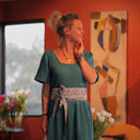 Ceinture Anita coton Printemps bleu - Quintessence