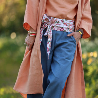 Ceinture Anita – Coton souffle fleuri