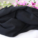 Ceinture Anita en viscose lin noir - Quintessence