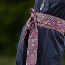 Ceinture Anita Fleurs d'aubergine - Quintessence