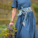 Ceinture Anita Fleurs d'indigo - Quintessence