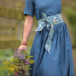 Ceinture Anita Fleurs d'indigo