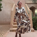 Ceinture Anita - Jacquard coton/lin sable - Quintessence