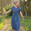 Ceinture Anita - jean lyocell bleu plumetis - Quintessence