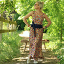 Ceinture Anita -lin bleu indigo - Quintessence