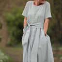 Ceinture Anita - Lin vert d'eau - Quintessence