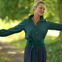 Ceinture Anita — Lin vert menthe - Quintessence