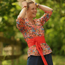 Ceinture Anita - Modal lin orange crépuscule - Quintessence