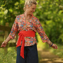 Ceinture Anita - Modal lin orange crépuscule - Quintessence