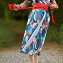 Ceinture Anita - Modal lin orange crépuscule - Quintessence