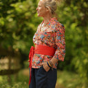 Ceinture Anita - Modal lin orange crépuscule - Quintessence