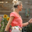 Ceinture Anita - popeline de coton floraison - Quintessence