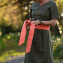 Ceinture Anita – Seersucker vichy fluo - Quintessence