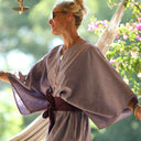 Ceinture Anita - sergé de viscose lilas - Quintessence