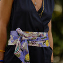 Ceinture Anita – viscose Céleste - Quintessence