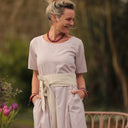 Ceinture Anita -viscose/lin ficelle | Quintessence