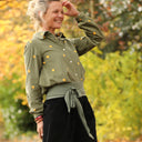 Ceinture Anita - viscose/lin kaki - Quintessence