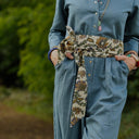 Ceinture Anita – Voile de coton sauge fleurie - Quintessence