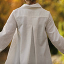 Chemise Caroline - bel armuré blanc - Quintessence