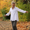 Chemise Caroline - broderie Liseron blanc - Quintessence